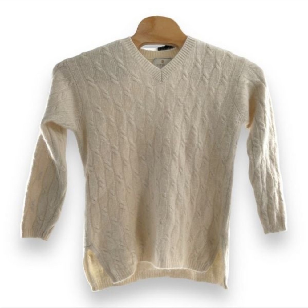 Vintage Express Tricot Lambswool Knitted Sweater